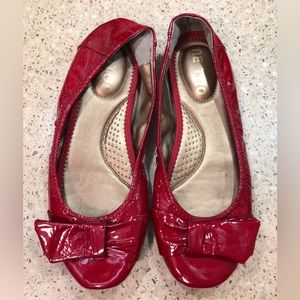 Me Too Red Flats, Size 7